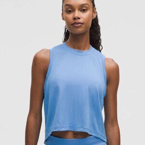 NWT Lululemon Swiftly High-Low Cropped Tank Top - 2 Pool Party